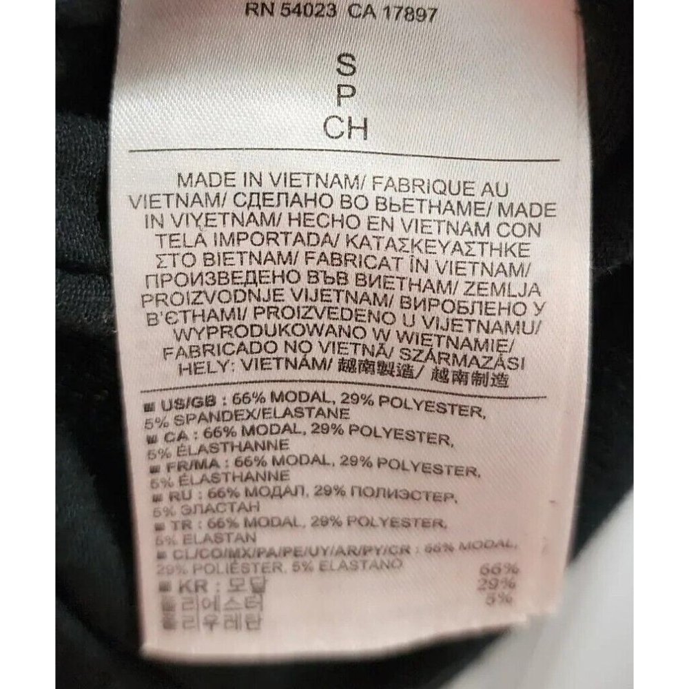 Banana Republic Women’s Sleeveless Snitty Side Zip Ruched Top Black Size Small - Picture 7 of 9